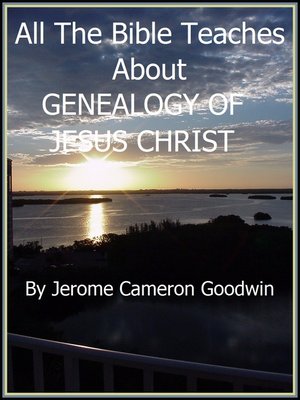 cover image of GENEALOGY OF JESUS CHRIST